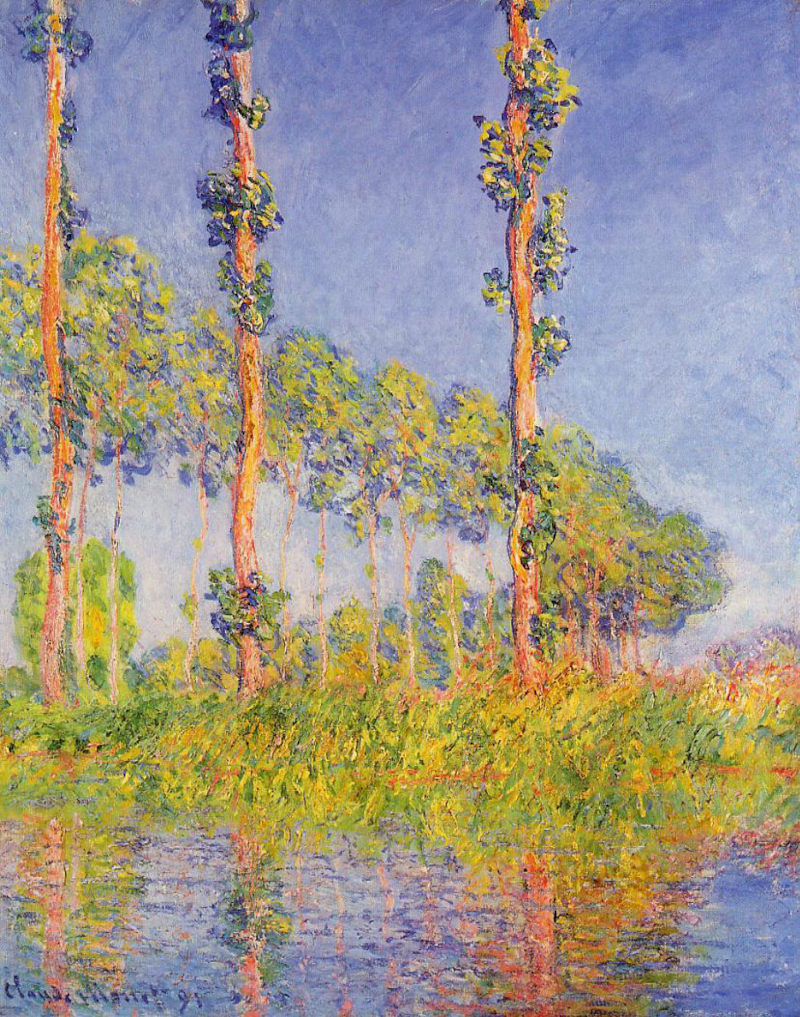 Three Trees in Autumn Claude Monet W1306 Private Collection